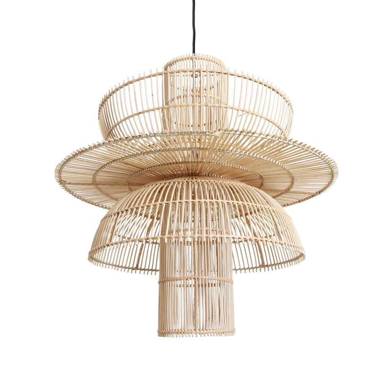Raw Materials-collectie Saturn rotan hanglamp - Ø 65x63 cm