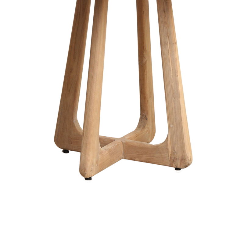 Raw Materials-collectie Verano teakhouten ronde tuintafel - Ø100 cm