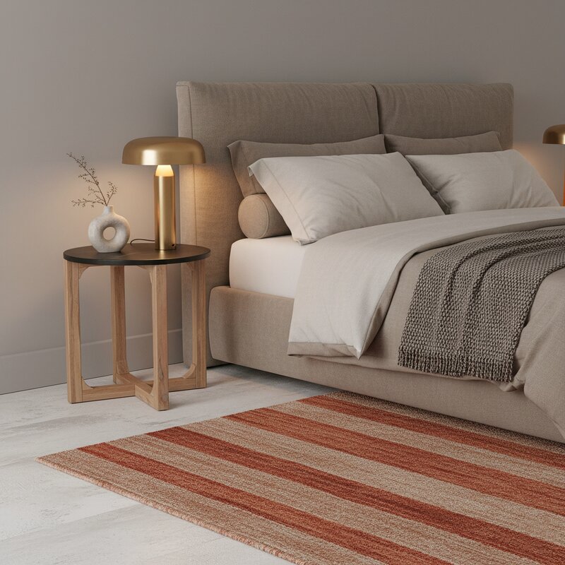 Raw Materials-collectie Marmeren bijzettafel rond - zwart