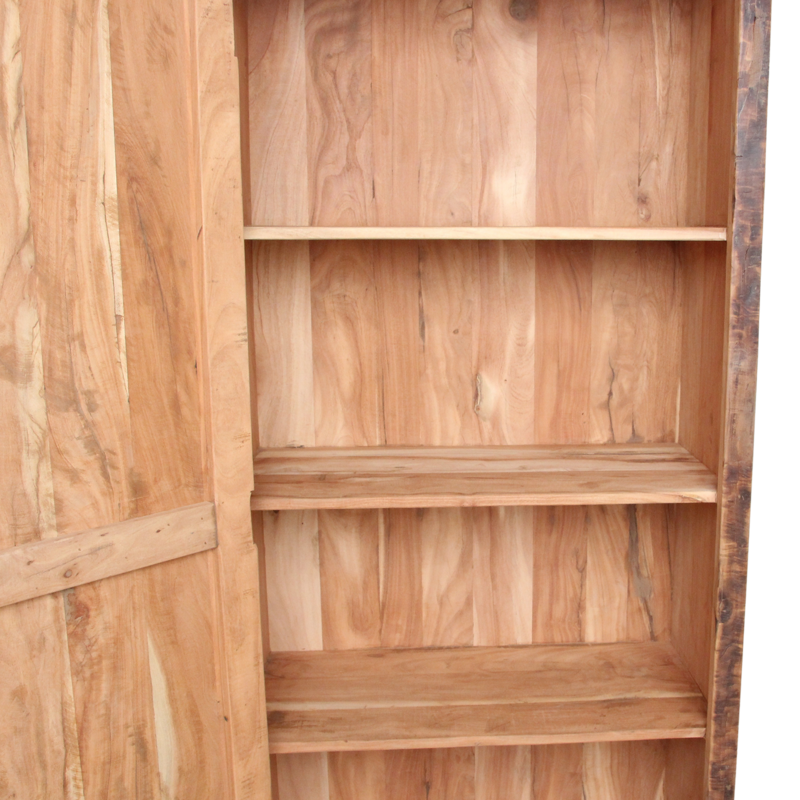 Raw Materials-collectie Farmwood 1-deurs kast - FSC-gerecycled hout - 80x40x180 cm