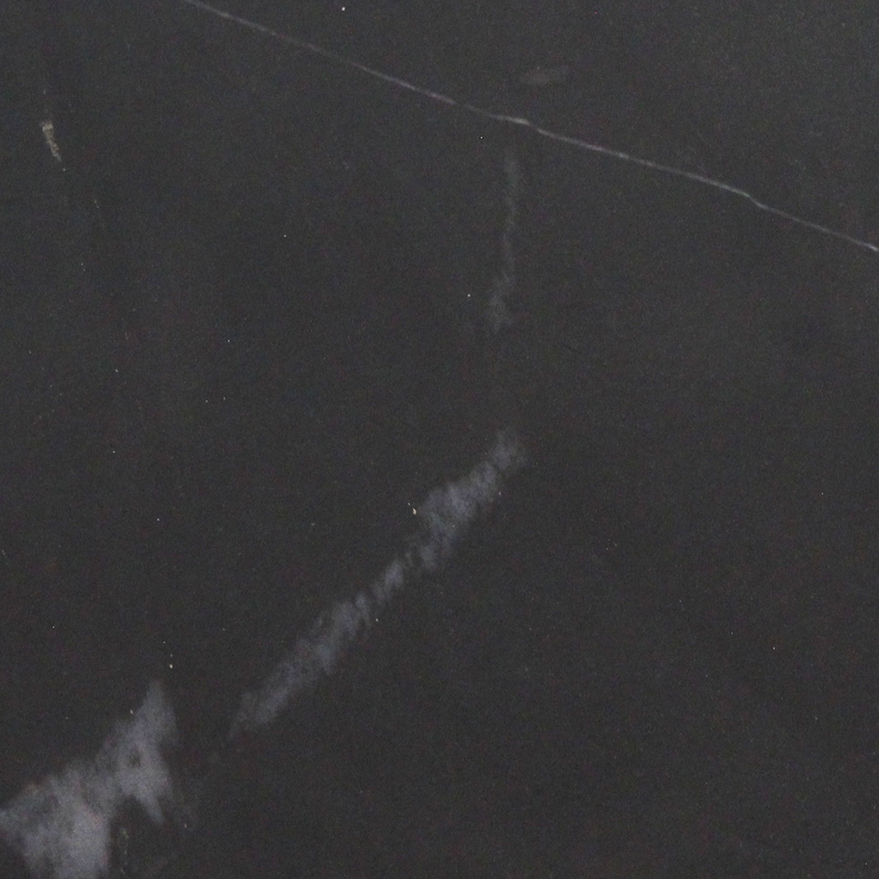 Raw Materials-collectie Marmeren bijzettafel rond - zwart