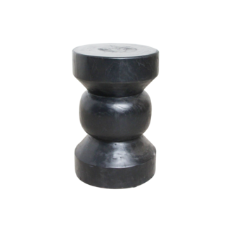 Raw Materials Forma teakhouten bijzettafel Ritari zwart