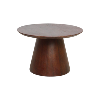 Raw Materials Bullnose mangohouten bijzettafel cone Ø 55 cm