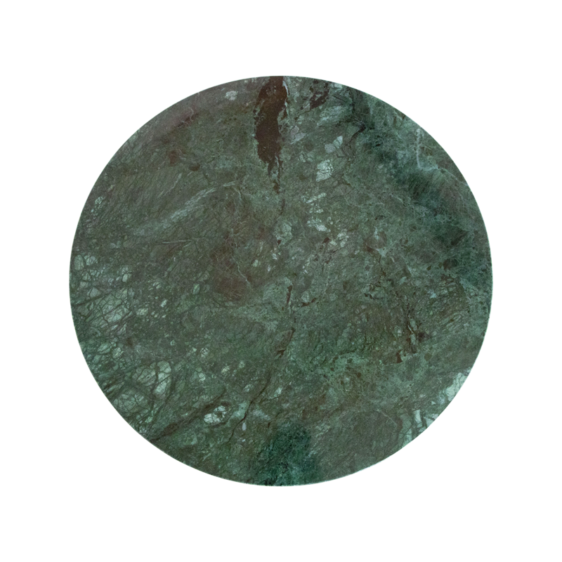 Raw Materials-collectie Marmeren bijzettafel rond - groen