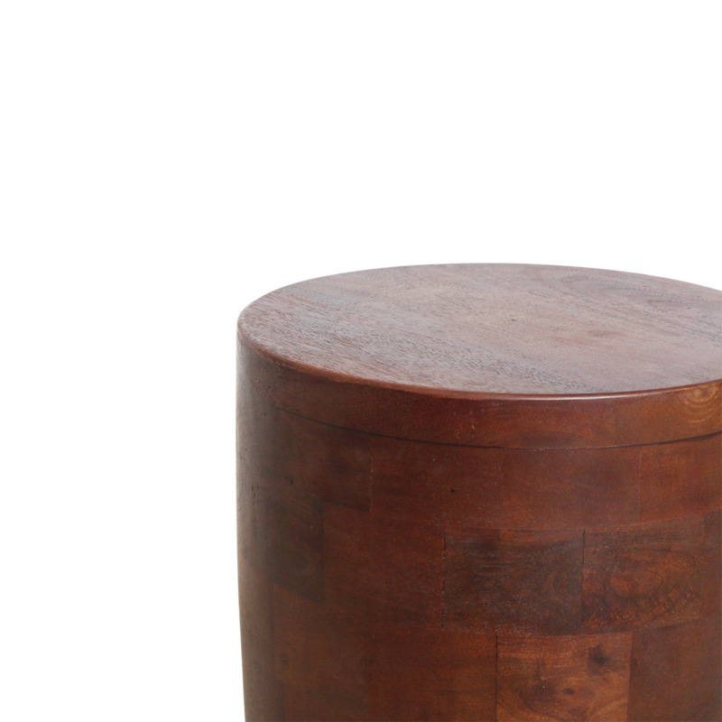 Raw Materials-collectie Pacific mangohouten kruk/bijzettafel Tuvalu