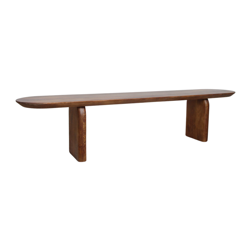 Raw Materials-collectie Bullnose eetkamerbank - 200 cm