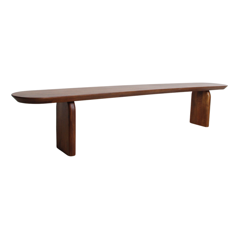 Raw Materials-collectie Bullnose eetkamerbank - 240 cm