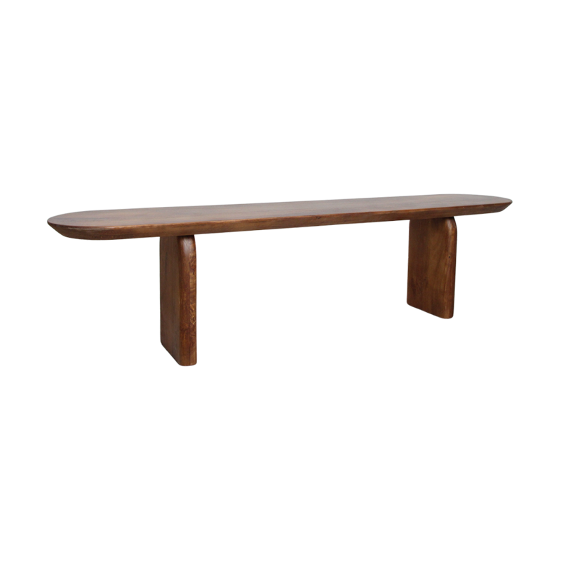 Raw Materials-collectie Bullnose eetkamerbank - 180 cm