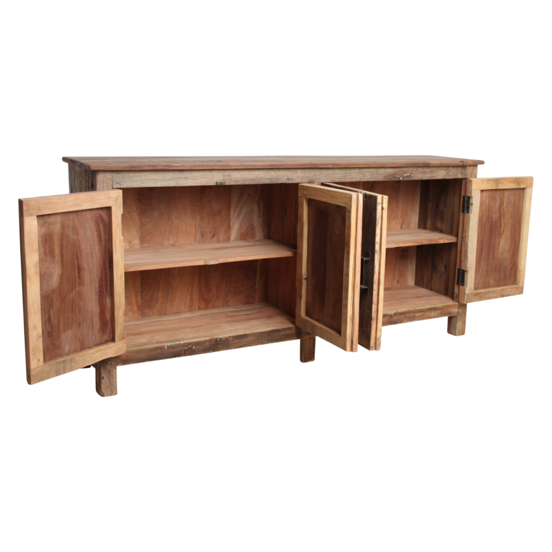 Raw Materials-collectie Farmwood dressoir met 4 deuren