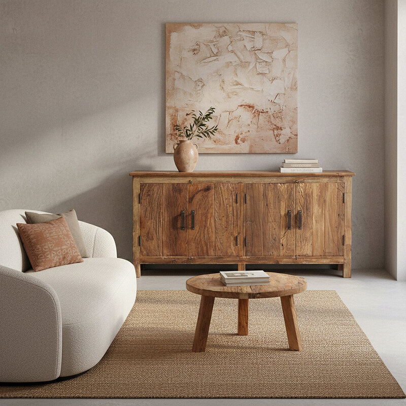 Raw Materials-collectie Farmwood dressoir met 4 deuren