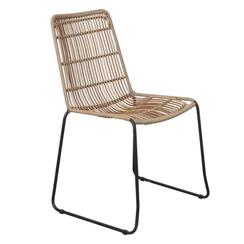 Raw Materials-collectie Jane naturel tuinstoel (set of 2)