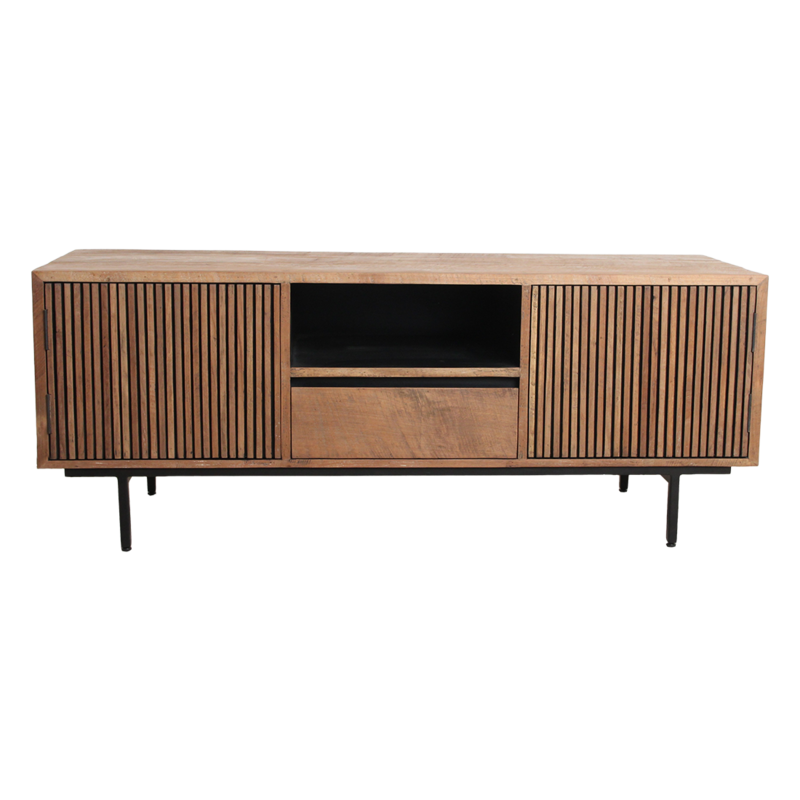 Raw Materials-collectie Rhythm teakhouten tv meubel  - 140x45x55 cm