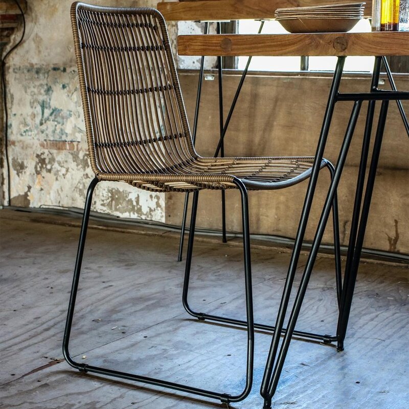 Raw Materials-collectie Jane naturel tuinstoel (set of 2)