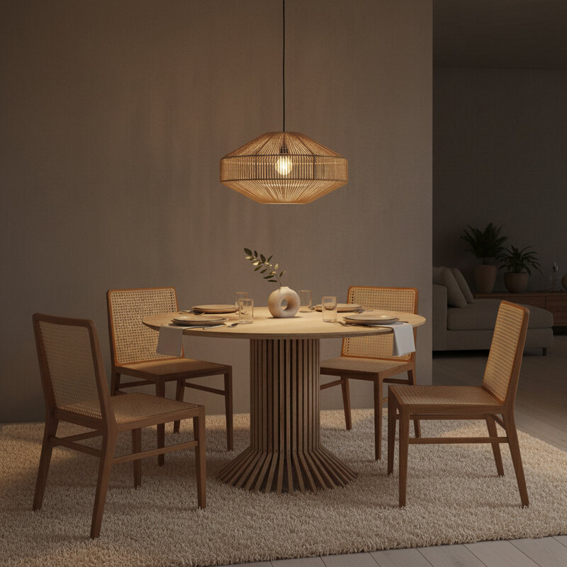 Raw Materials-collectie Nova teakhouten eetkamerstoel - naturel (set of 2)