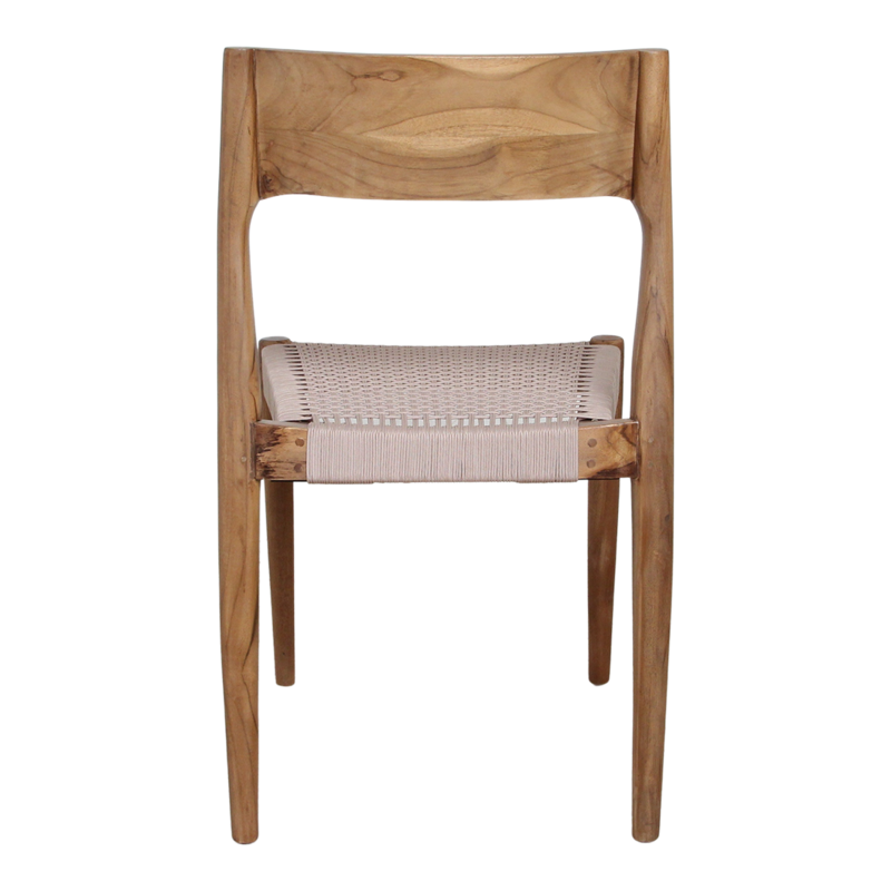 Raw Materials-collectie Freya donker teakhouten tuinstoel - Naturel (set of 2)