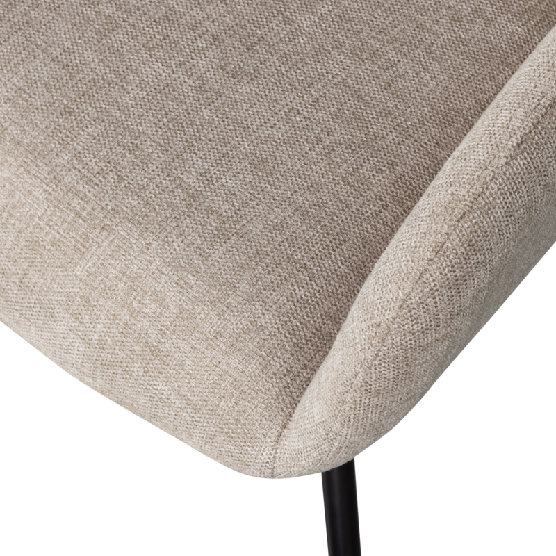 WOOOD-collectie GRANT-JAKI EETKAMERSTOEL ZAND - Copy