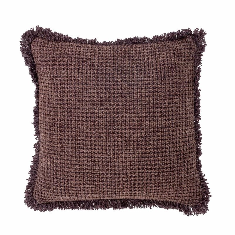 Bloomingville-collectie Delva Cushion, Purple, Cotton
