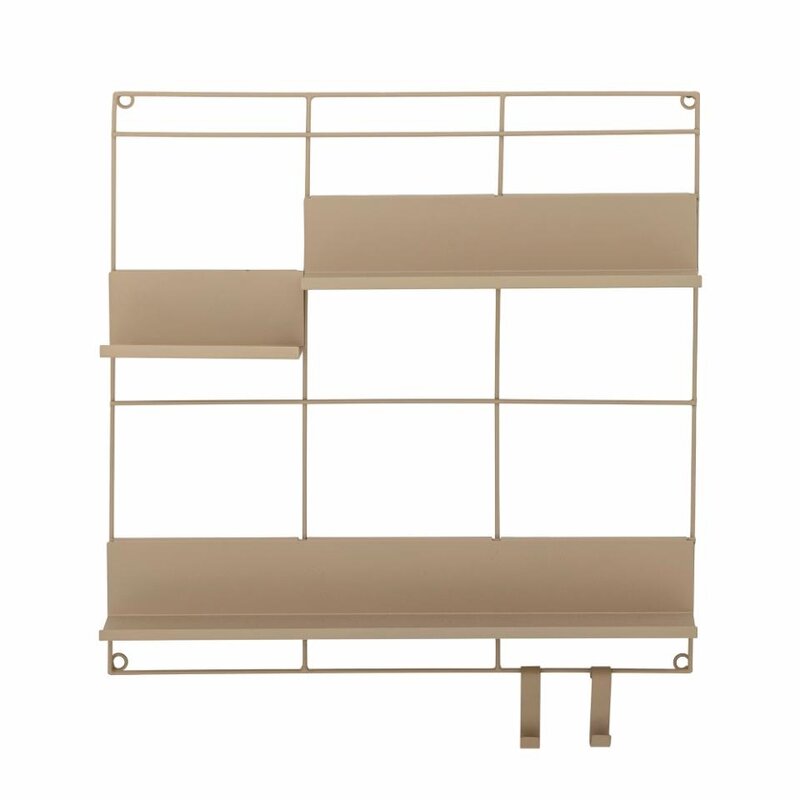 Bloomingville-collectie Osca Shelf, Nature, Metal