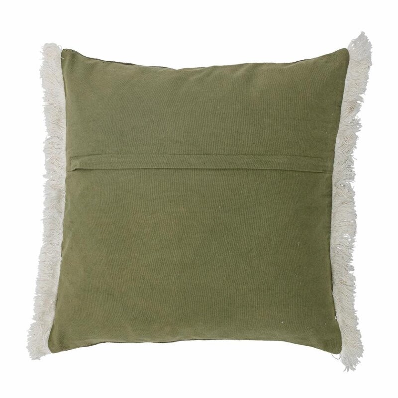 Bloomingville-collectie He Cushion, Green, Cotton
