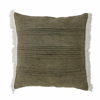 Bloomingville He Cushion, Green, Cotton