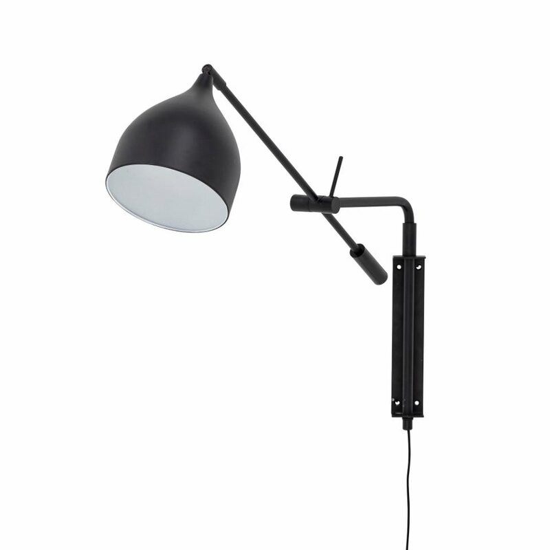 Bloomingville-collectie Wandlamp Lyam zwart