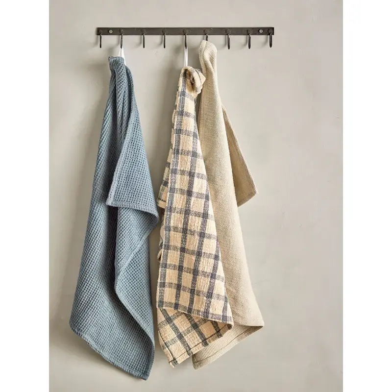 Bloomingville-collectie Impruneta Kitchen Towel Blue Cotton OEKO-TEXÂ®
