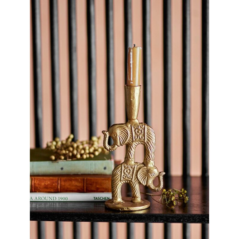 Bloomingville-collectie Jazz Candle Holder Brass Aluminum