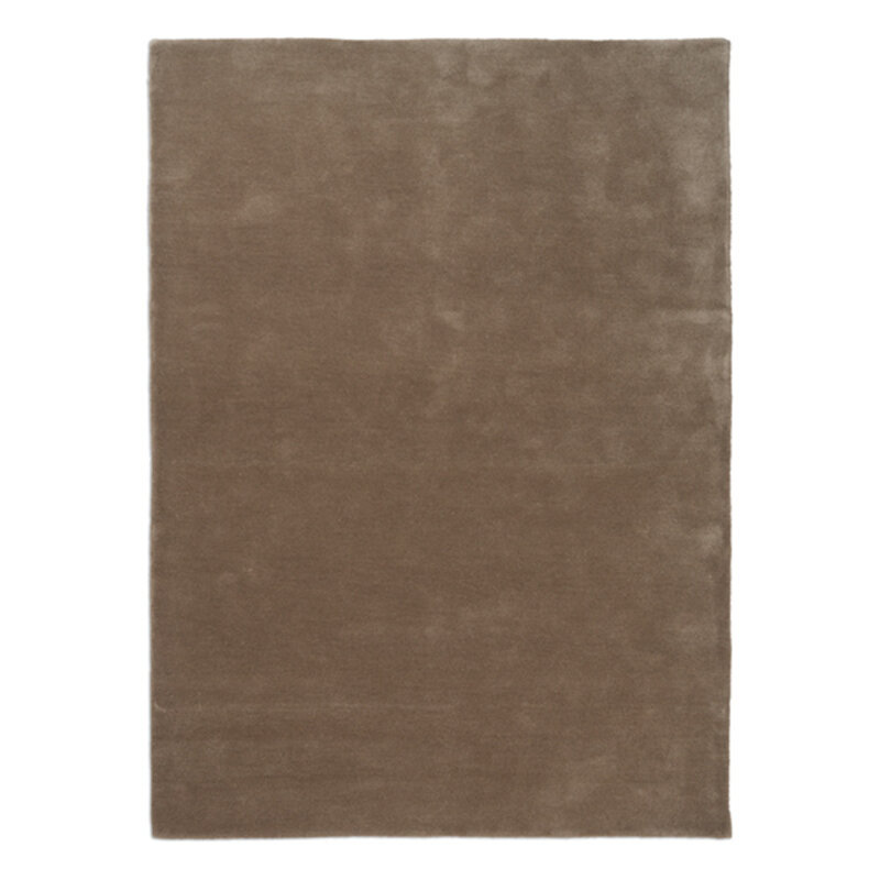 ferm LIVING-collectie Stille getuft vloerkleed 160 x 250 asbruin