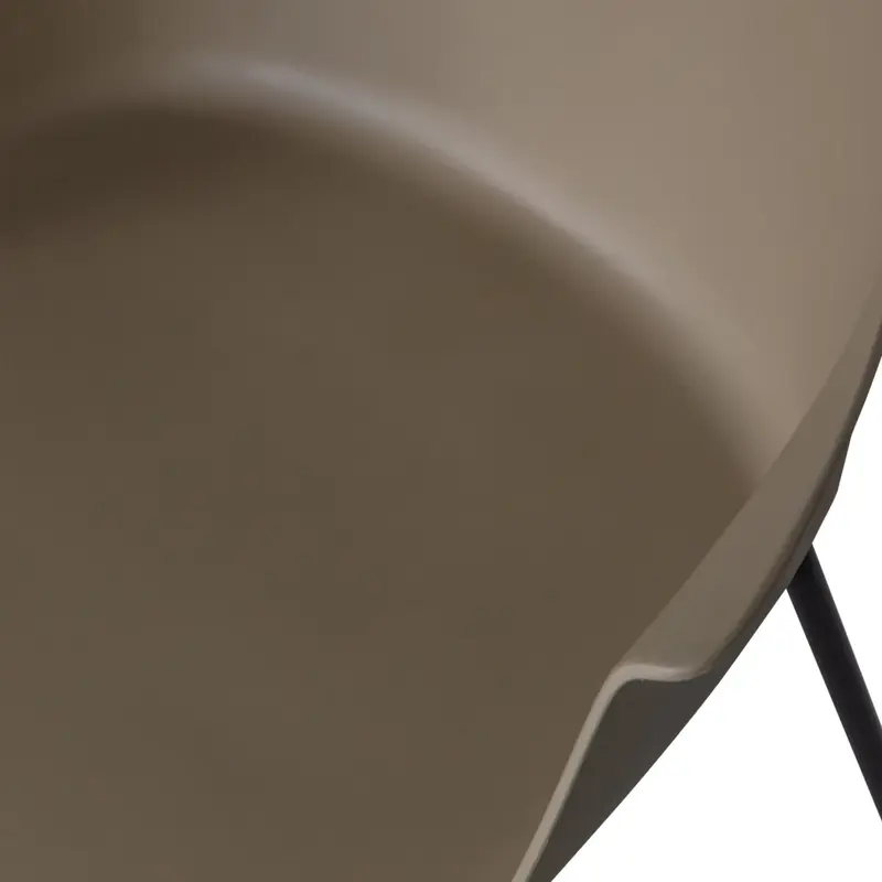 WOOOD-collectie Foppe Eetkamerstoel Outdoor PP / Metaal - Jungle