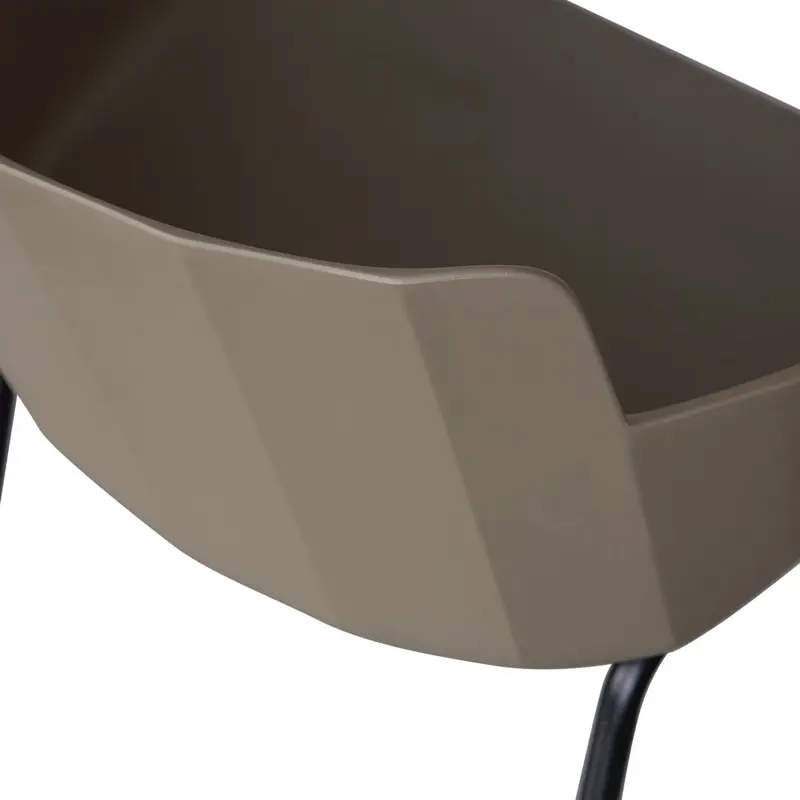 WOOOD-collectie Foppe Eetkamerstoel Outdoor PP / Metaal - Jungle