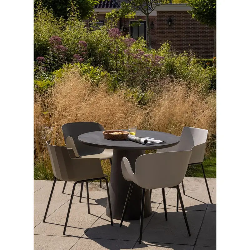 WOOOD-collectie Foppe Eetkamerstoel Outdoor PP / Metaal - Jungle