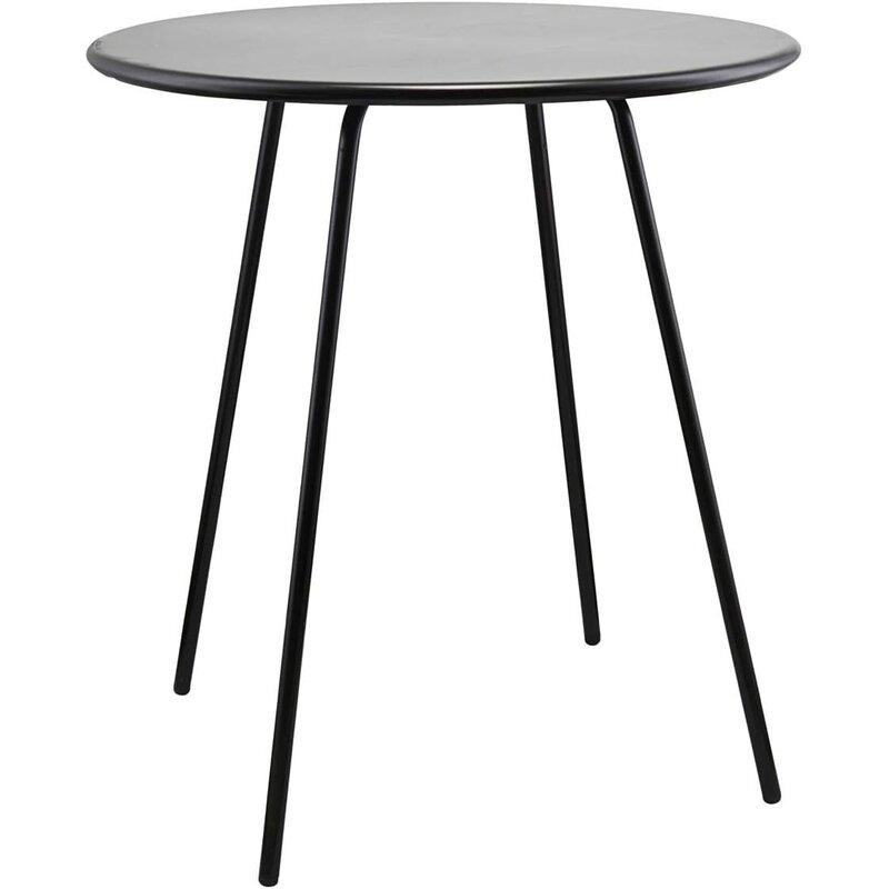 House Doctor-collectie Bijzettafel PI  zwart metaal 70 cm - B keuze