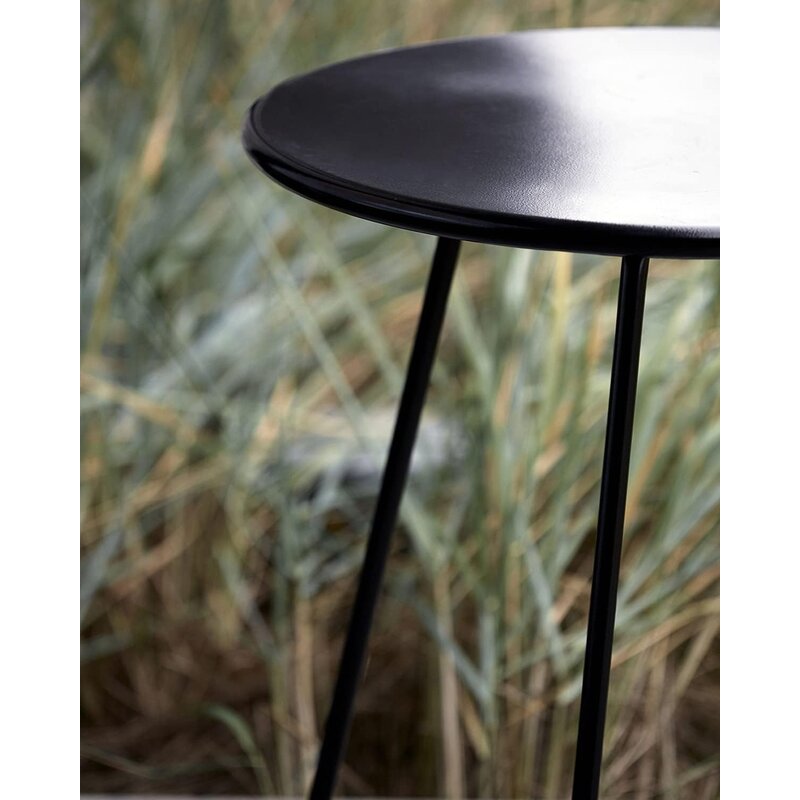 House Doctor-collectie Bijzettafel PI  zwart metaal 70 cm - B keuze