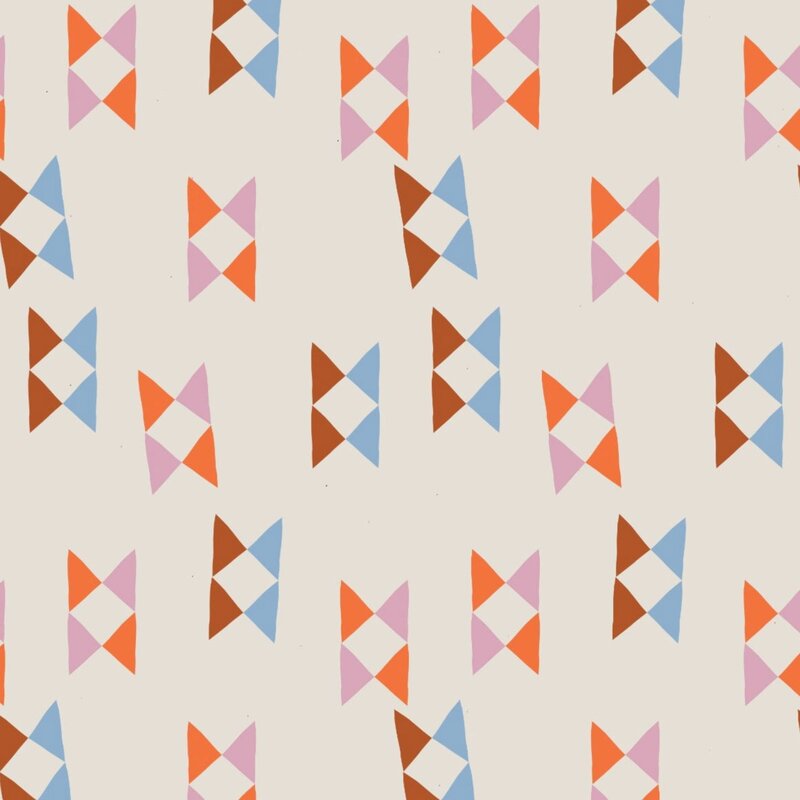 Meet Me at the Wall-collectie Behang Wow Bow Uni - Carolien Baudoin