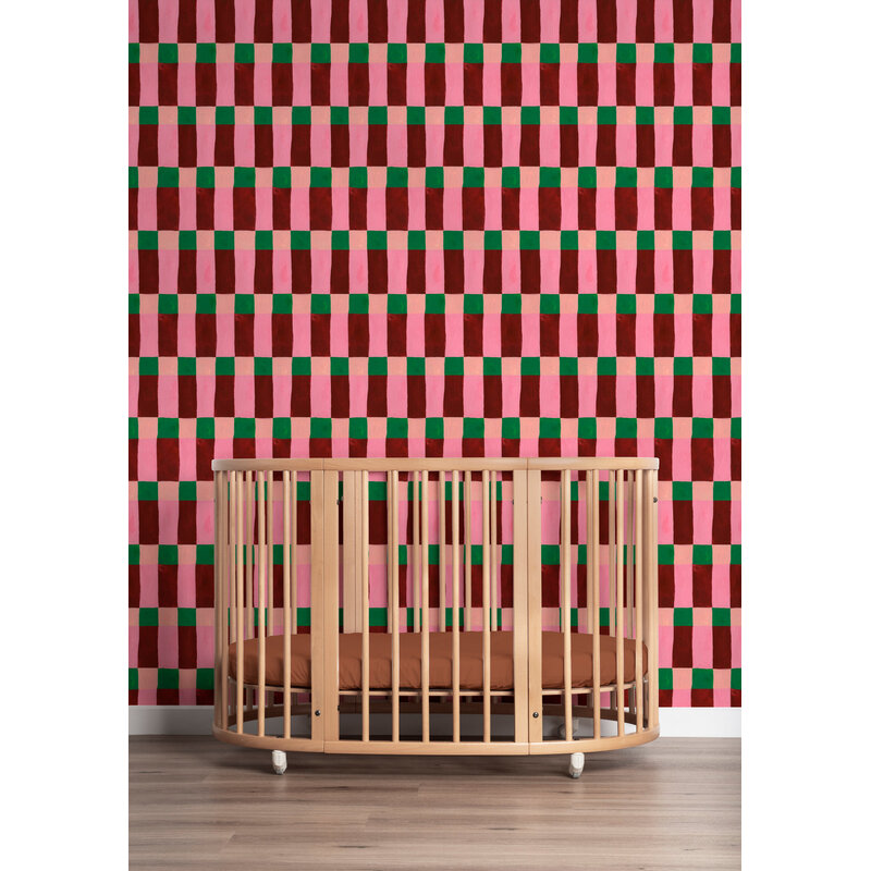 Meet Me at the Wall-collectie Kinderbehang Meet me at the Wall - Playful Blocks - Aniek Bartels