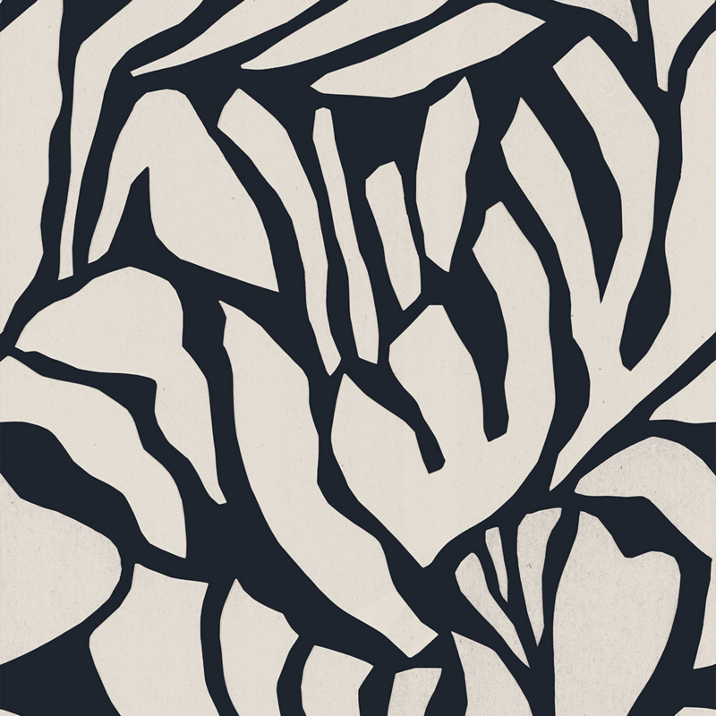 Meet Me at the Wall-collectie Behang Meet Me at the Wall -  Flow Dark - Sabine van Vessem