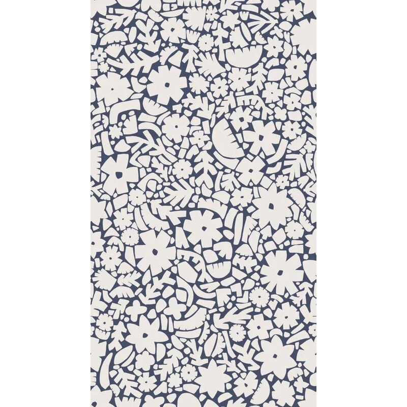 Meet Me at the Wall-collectie Behang  Flowerfield Blue - Naturel Noord