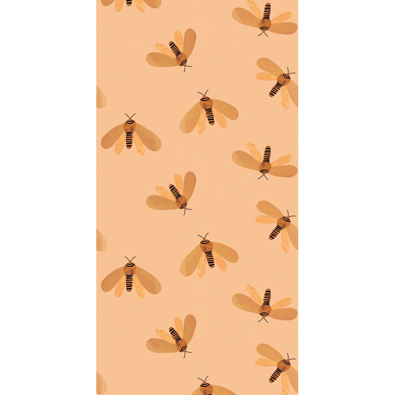 Meet Me at the Wall-collectie Behang Moth Sun - Aniek Bartels