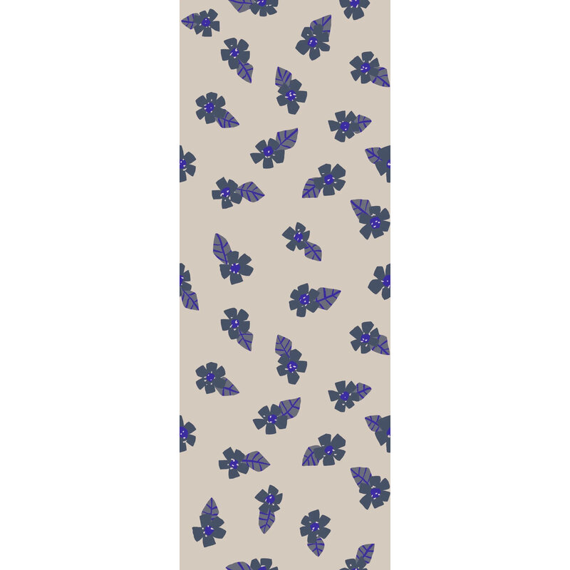 Meet Me at the Wall-collectie Behang Meet Me at the Wall -  Poppy Flowers Soft Green - Natural Noord