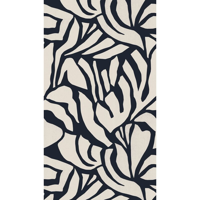 Meet Me at the Wall-collectie Behang Meet Me at the Wall -  Flow Dark - Sabine van Vessem