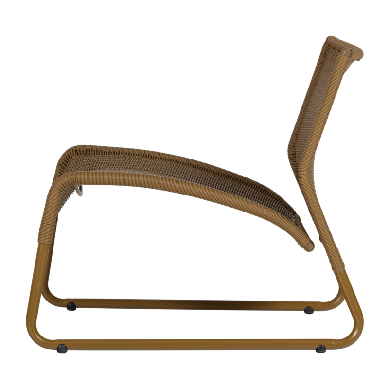 WOOOD-collectie West Garden Lounge Chair Honey Yellow
