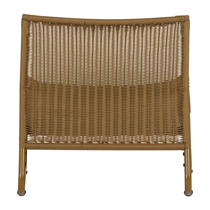 WOOOD-collectie West Tuin Loungestoel Honinggeel