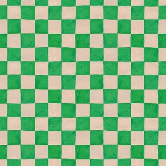 Meet Me at the Wall Kinderbehang Square blocks green - Aniek Bartels