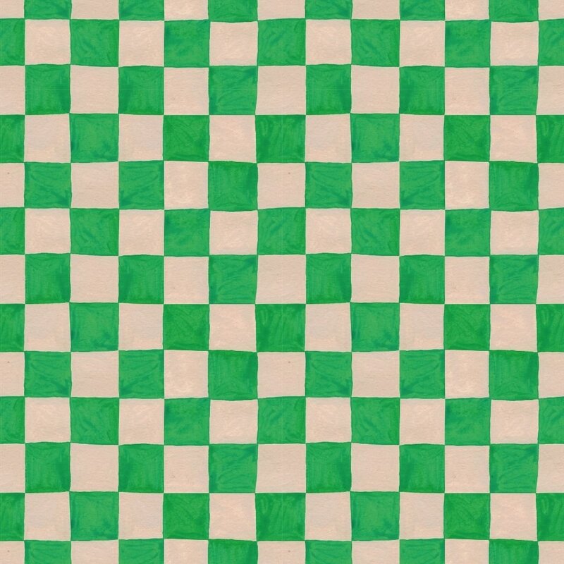 Meet Me at the Wall-collectie Kinderbehang Square blocks green - Aniek Bartels