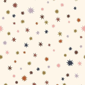 Meet Me at the Wall Kinderbehang Starry Night - Multicolor - Joelle Wehkamp