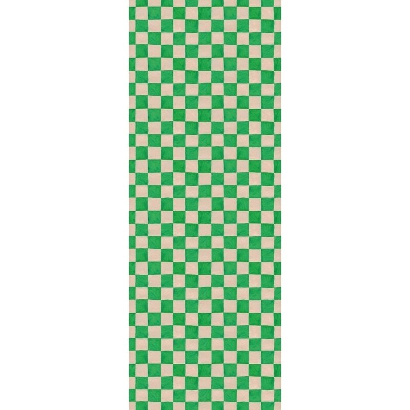 Meet Me at the Wall-collectie Kinderbehang Square blocks green - Aniek Bartels