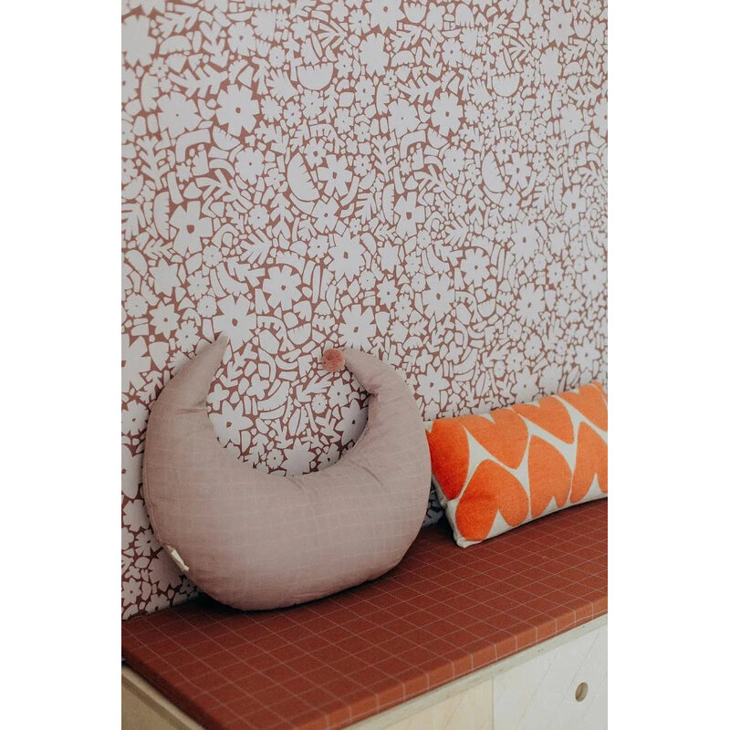 Meet Me at the Wall-collectie Behang  Flowerfield Warm Taupe  - Naturel Noord