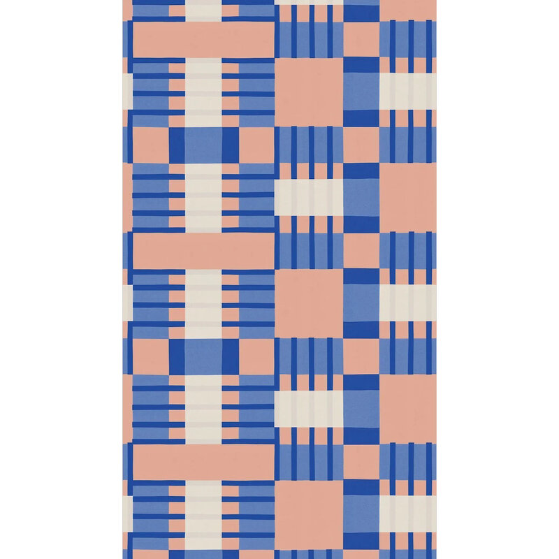 Meet Me at the Wall-collectie Behang  Blocks Blink - Sabine van Vessem