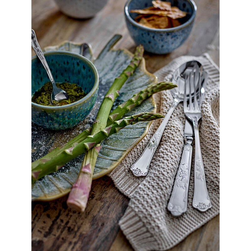Bloomingville-collectie Tilly Bestek Zilver Roestvrij Staal