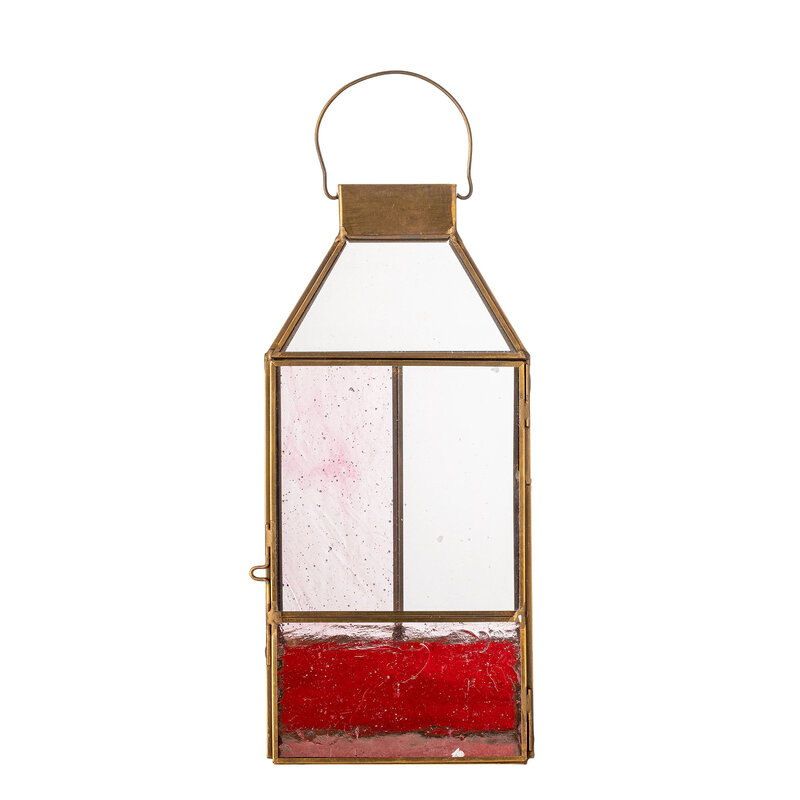 Bloomingville-collectie Drew Lantern, Rose, Glass